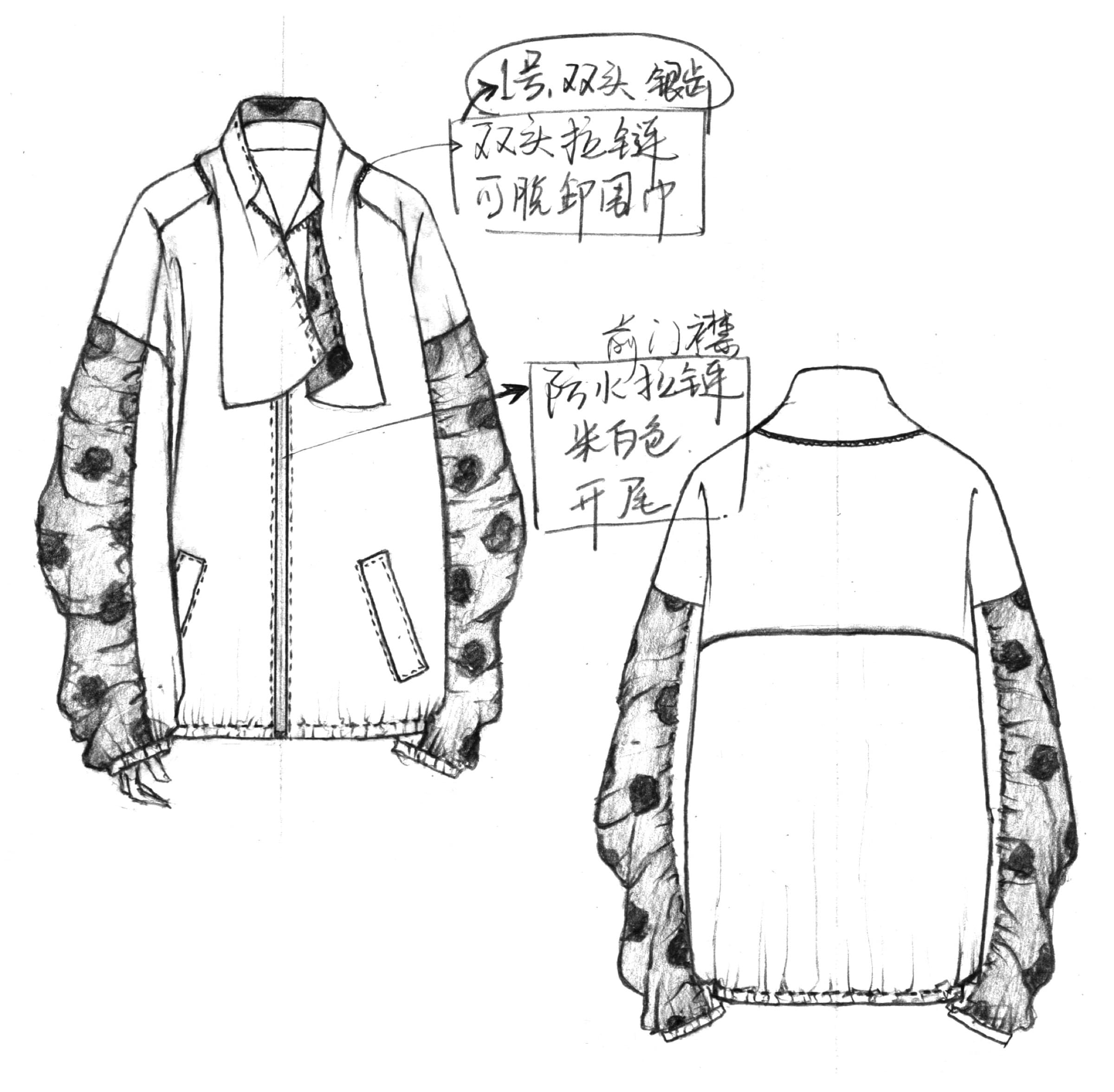 Collection 3 Look 6 sketch