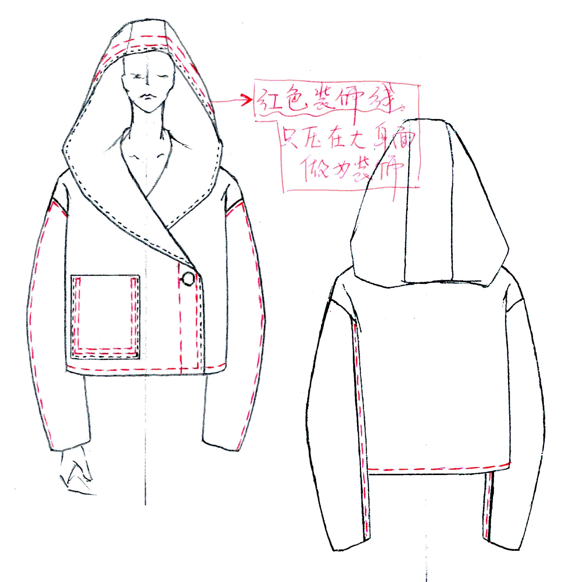 Collection 3 Look 8 sketch