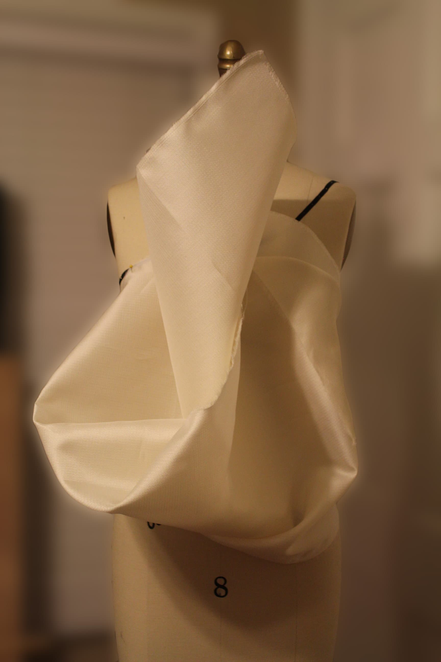 Scars draping shoulder form