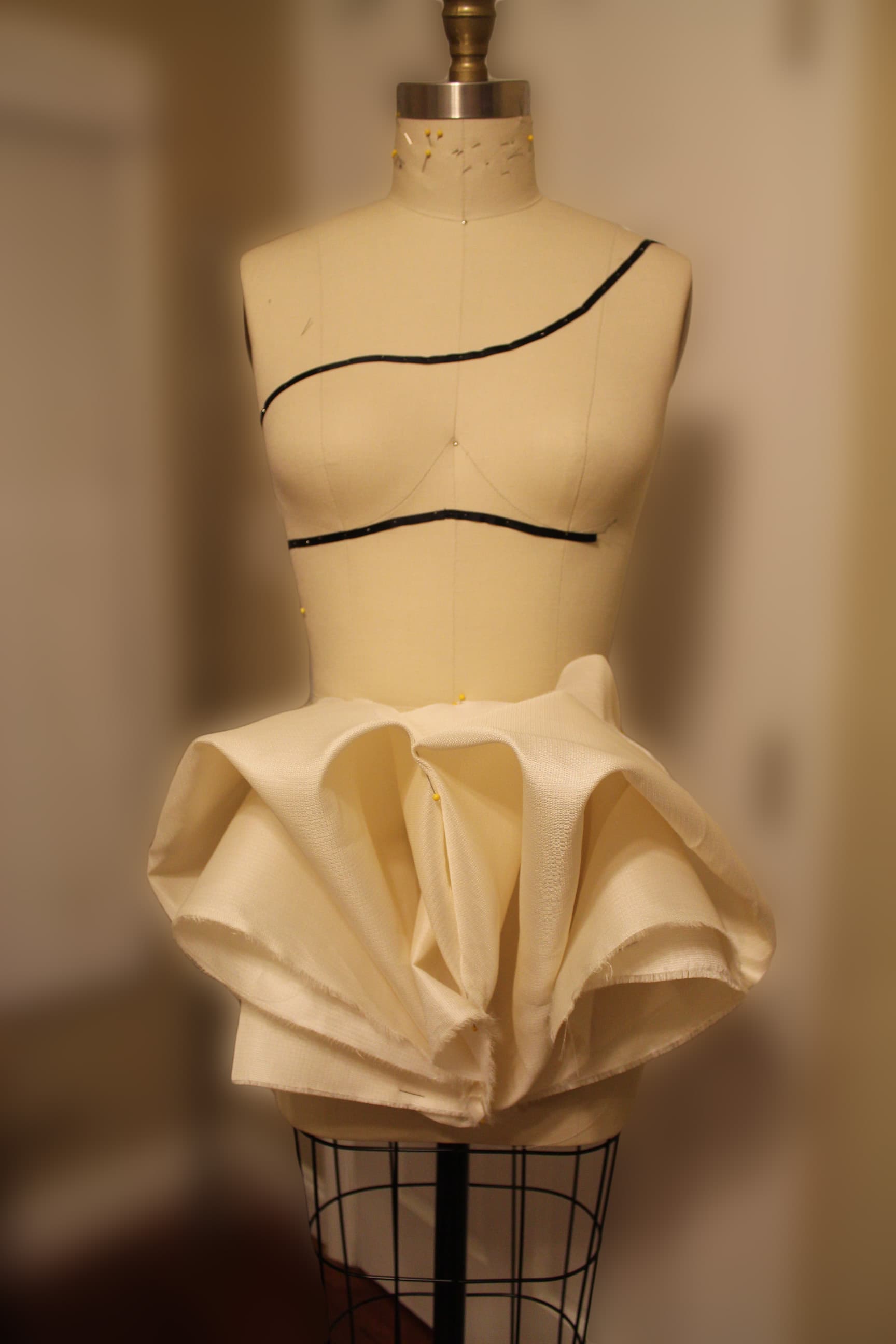 Scars draping skirt experiment