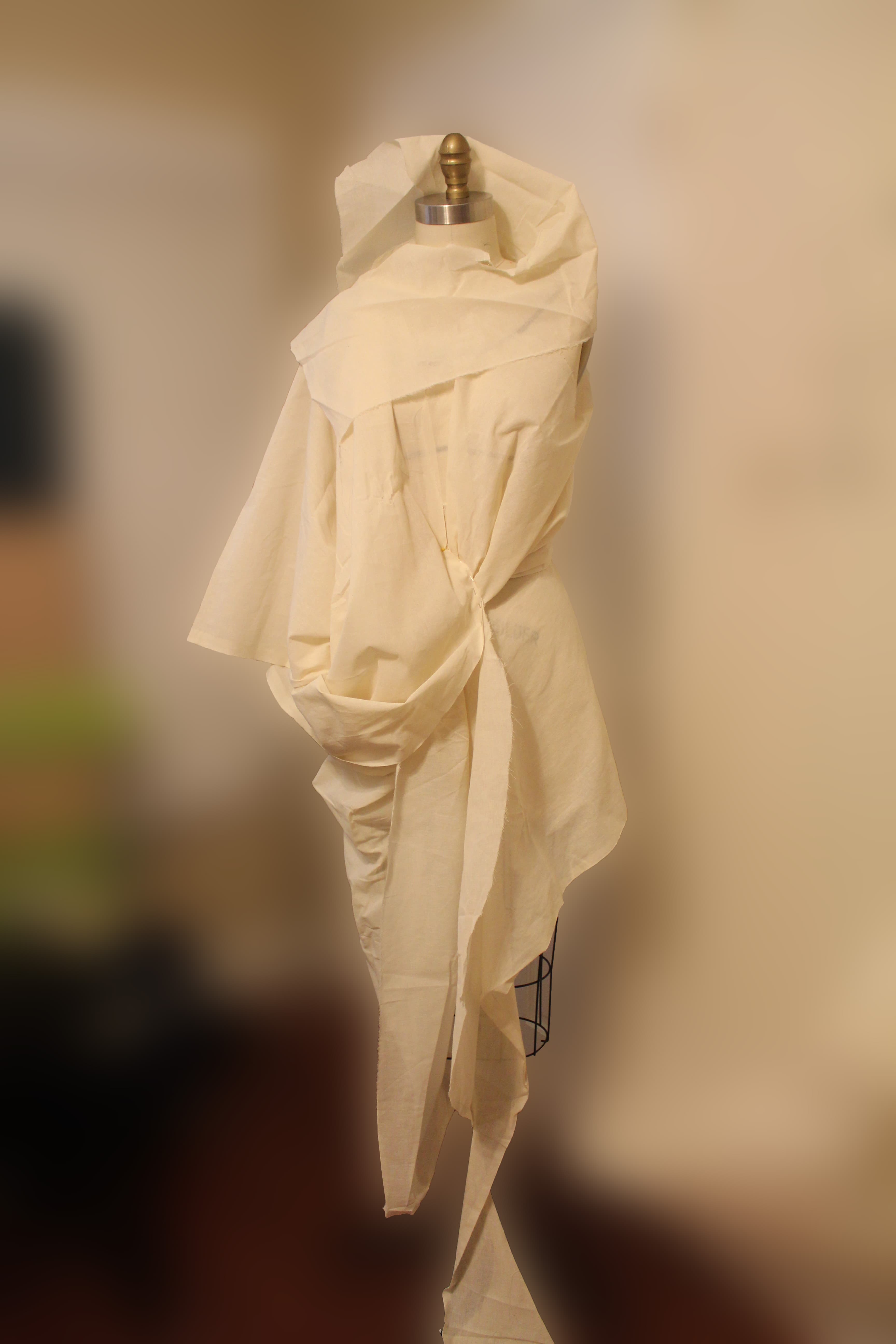 Scars draping wrapped form