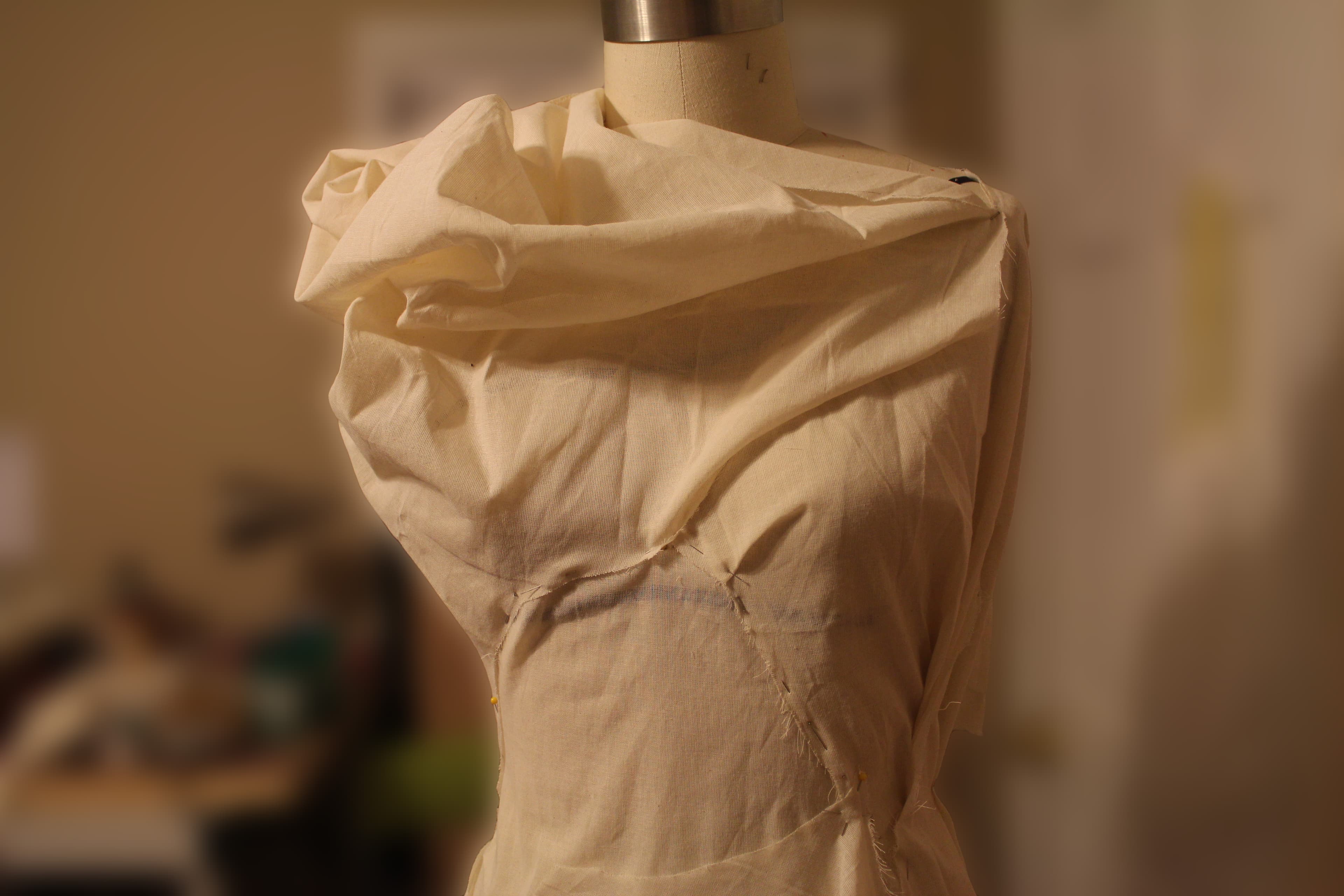 Scars draping close construction