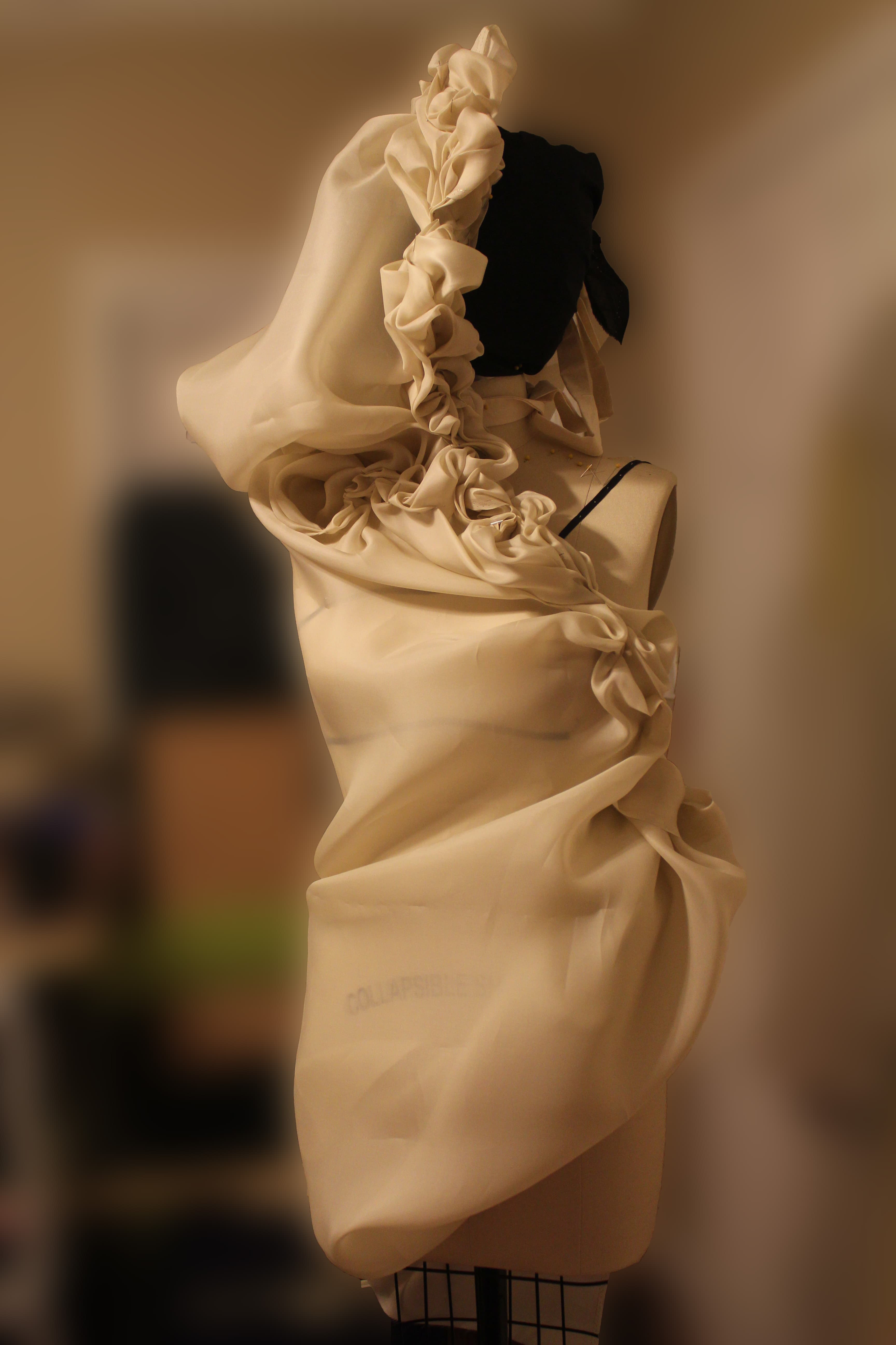 Scars draping ruffle study