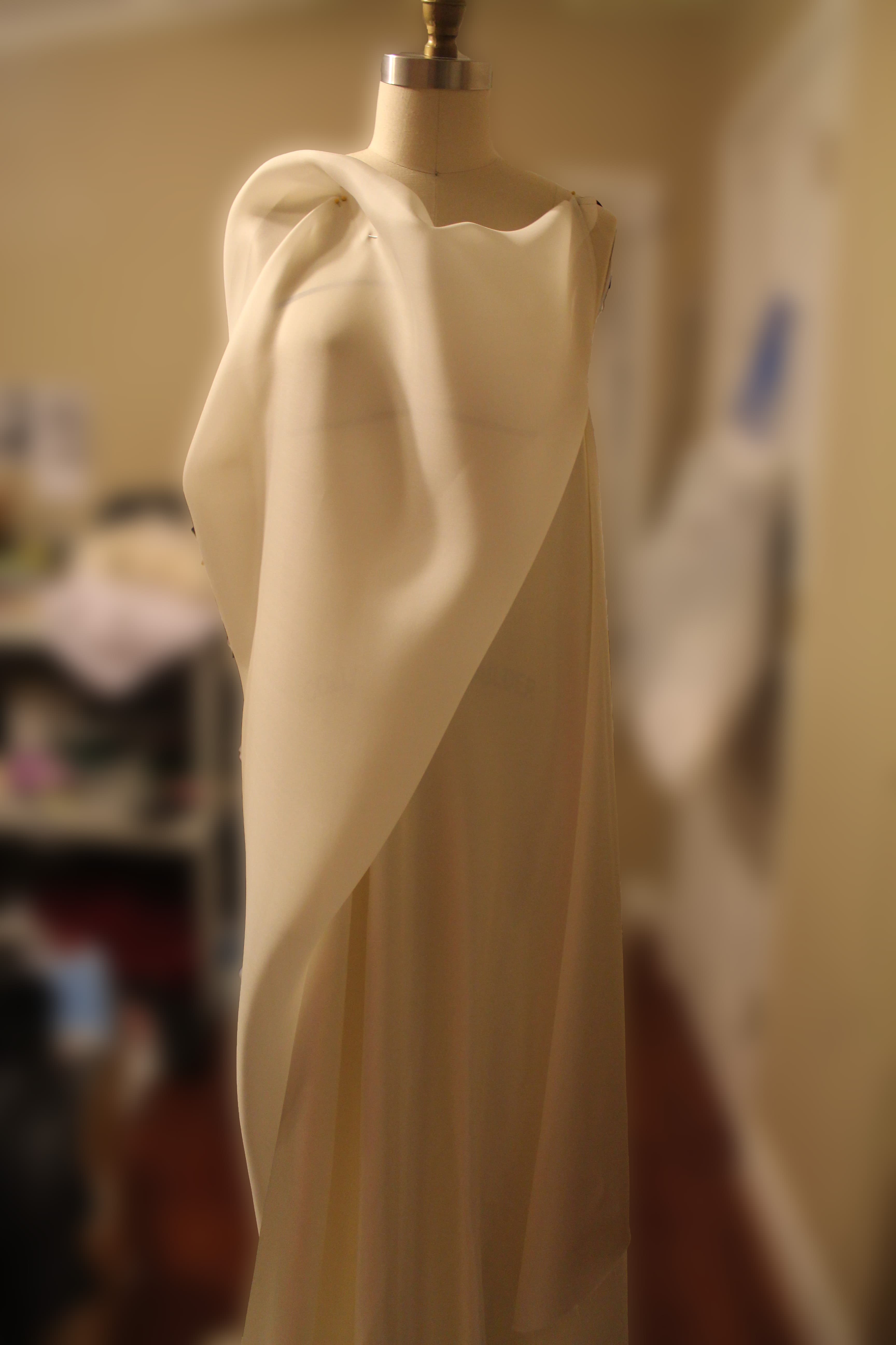 Scars draping side silhouette