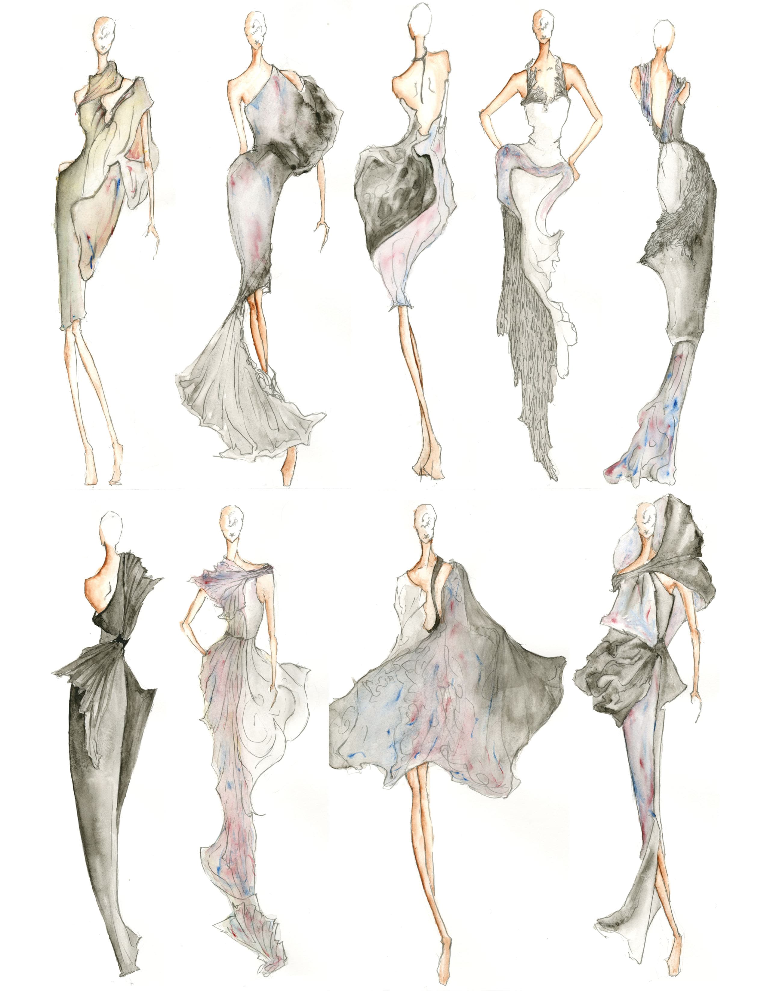 Scars sketches group one